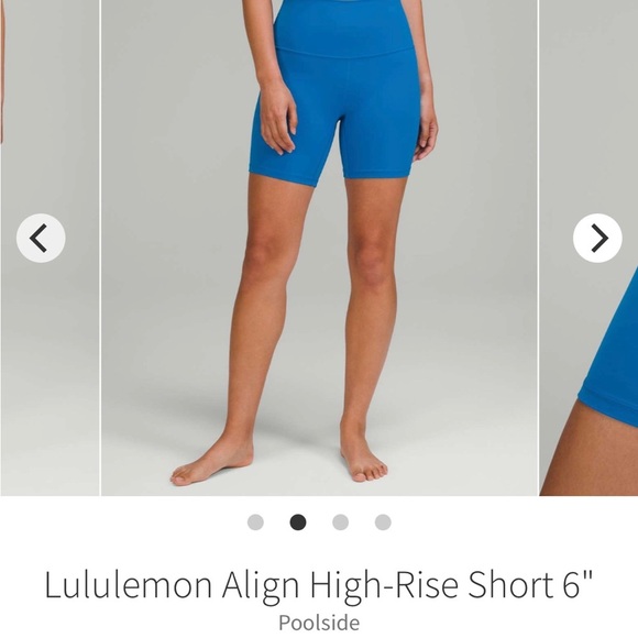 Lululemon Align High-Rise Short 6" Nulu
Poolside size 6 - Picture 7 of 8